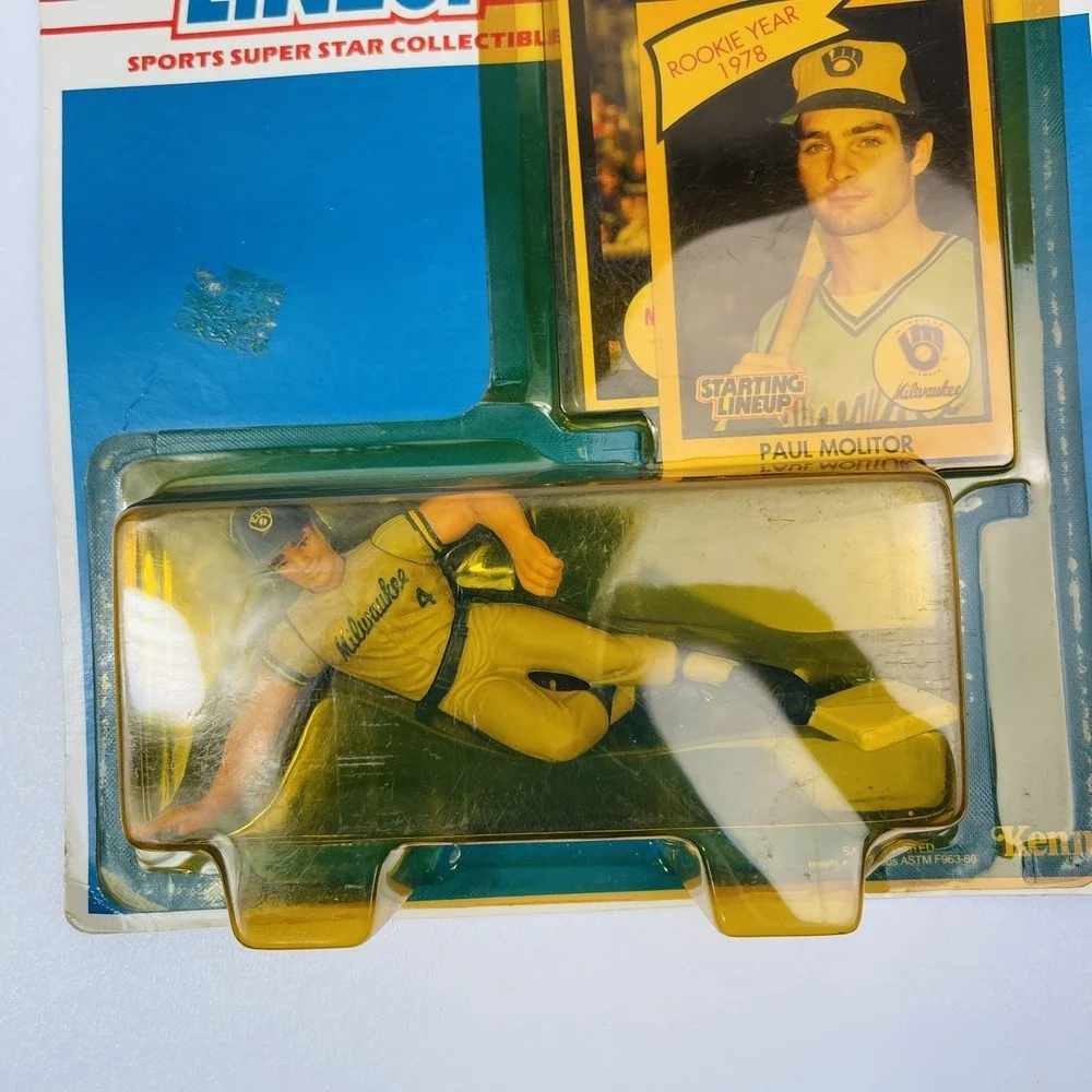 1990 Starting Lineup MLB Baseball Paul Molitor Milwaukee Brewers Action Figure